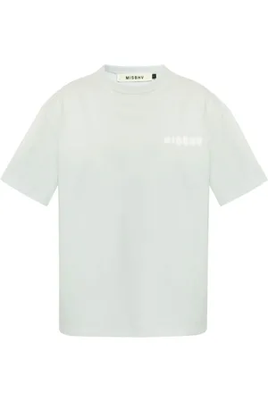 MISBHV Topp, Herr, L, Bomull, Stilig Blå T-shirt för Män