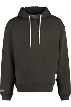 Les Deux Sweatshirts & Hoodies, Herr, S, Bomull, Bomulls-hoodie med ribbade muddar
