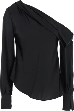 Simkhai Blusar & Skjortor , Dam, M, Polyester, Svart One Shoulder Top