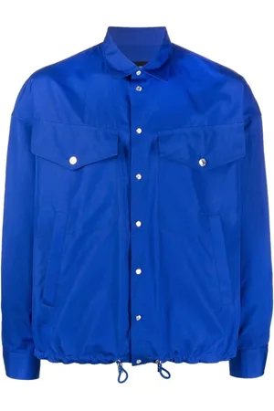 Dsquared2 Skjorta, Herr, 2Xl, Bomull, Casual Blå Långärmad Skjorta