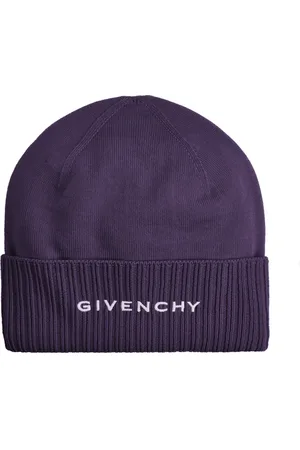 Givenchy Accessoarer, Herr, ONE Size, Ull Logo Hatt Broderad Detalj