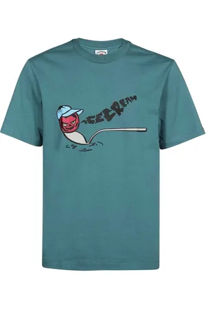 ICECREAM Topp, Herr, XS, Bomull, Logo Print Bomull T-shirt