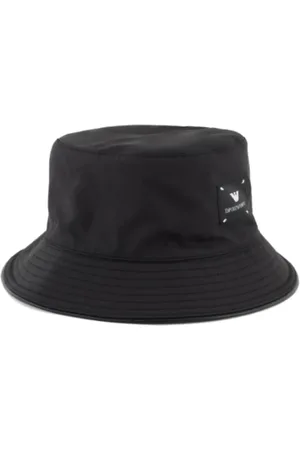 Emporio Armani Accessoarer, unisex, ONE Size, Nylon, Nylon Cloche Hatt