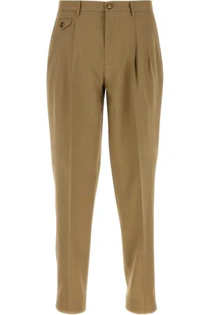 Etro Byxor, Herr, XL, Khakifärgade ullbyxor