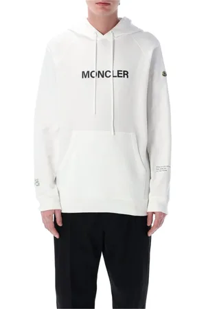 Moncler Sweatshirts & Hoodies, Herr, L, Bomull, Stilig huvtröja för en trendig look