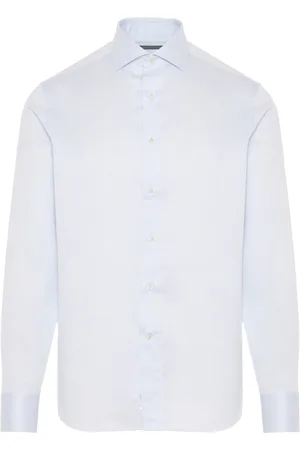 CANALI Skjorta, Herr, 3Xl, Bomull, Bomullsskjorta med mikromönsterdesign
