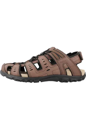 Geox Skor, Herr, 43 EU, Platta Sandaler för Män för Avslappnade Tillfällen