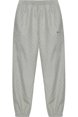 Givenchy Byxor, Herr, L, Bomull, Iridescent Monogram Joggingbyxor Grå