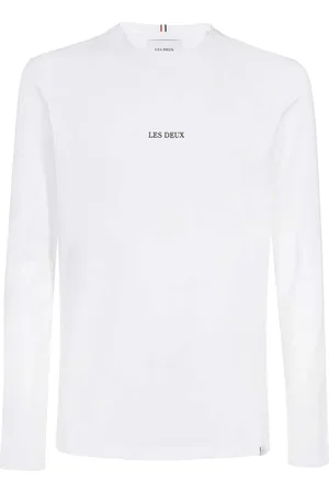 Les Deux Topp, Herr, 2Xl, Bomull, Ribbad bomulls-t-shirt