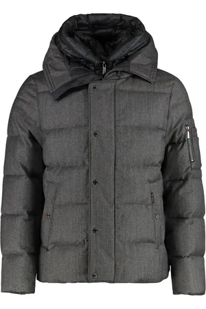 MOORER Jacka, Herr, M, Polyester, Huvad parkas med avtagbart foder