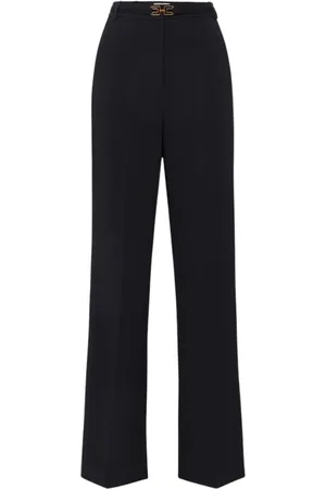 Elisabetta Franchi Byxor, Dam, L, Polyester, Vida Ben Croppade Byxor med Vida Ben