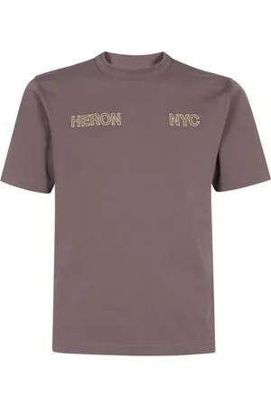 Heron Preston Topp, Herr, S, Bomull, Bomulls-T-shirt med tryck fram och bak