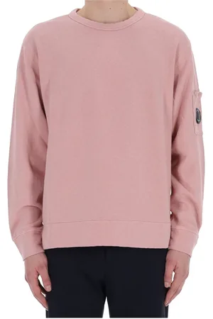 C.P. Company Sweatshirts & Hoodies, Herr, XL, Bomull, Rosa Bomullsweatshirt