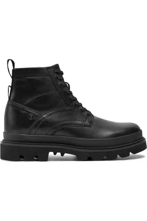 Clarks Skor, Herr, 44 EU, Läder, Ankelstövletter med snörning