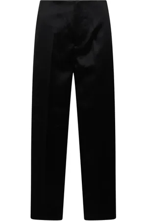 Serafini Byxor, Dam, S, Svarta Satin Wide-Leg Byxor