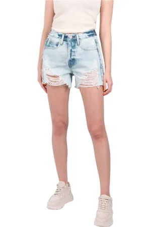 Frame Shorts, Dam, W27, Bomull, Relaxed Short Reverse Side Talia Combo