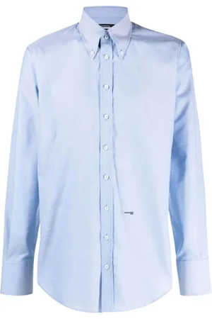 Dsquared2 Skjorta, Herr, S, Bomull, Skjorta med logotryck, lång ärm