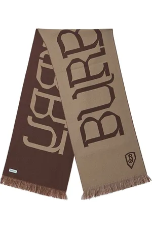 Burberry Accessoarer, Herr, ONE Size, Jacquard Logo Ullscarf