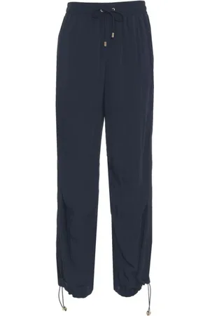 Liu Jo Byxor, Dam, XS, Blå Joggers med Elastisk Midja