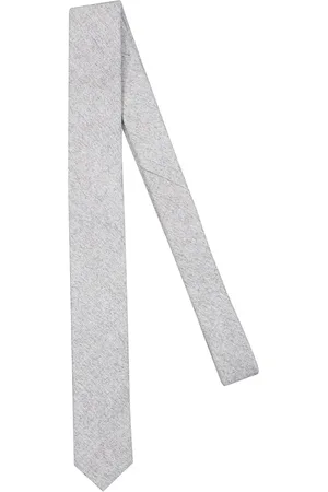 ELEVENTY Accessoarer, Herr, ONE Size, Kashmir, Slips i siden- och kashmirblandning, handgjord textur