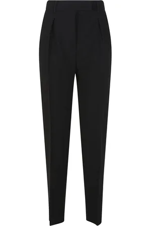 Max Mara Byxor, Dam, S, Polyester, Eguale Pleat Detailed Tapered Byxor