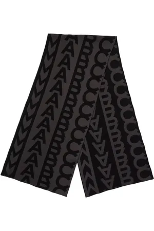 Marc Jacobs Accessoarer, Dam, ONE Size, Monogramstickad halsduk