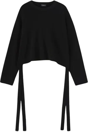 Dondup Stickade tröjor & koftor, Dam, L, Girocollo Halsband