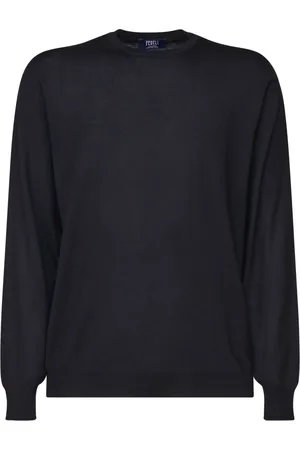 FEDELI Stickade tröjor & koftor, Herr, L, Crew-neck Tröja
