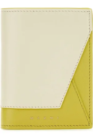 Marni Accessoarer, Dam, ONE Size, Läder, Bi-Tone Läderplånbok/Korthållare