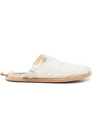 FORTE FORTE Skor, Dam, 36 EU, Läder, Strass-utsmyckade tofflor