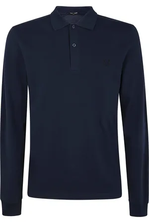 Fred Perry Topp, Herr, XL, Stilig långärmad skjorta