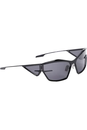 Givenchy Accessoarer, unisex, ONE Size, Nylon, Svarta Giv-Cut solglasögon med Smoke linser