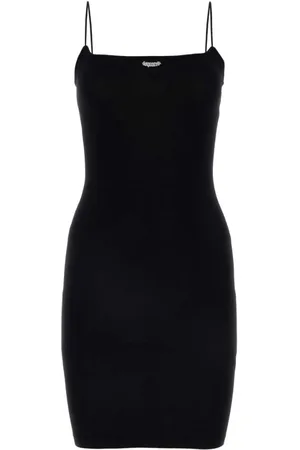 Dsquared2 Klänning, Dam, M, Polyester, Svart Miniklänning i Viskosmix