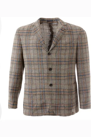 LARDINI Jacka, Herr, XL, Linne, Linen Blazer