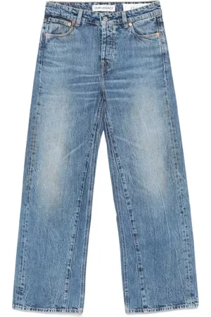 OUR LEGACY Jeans, Dam, W28, Denim, Vintage-Stain Tvättad Denim Wide Leg Jeans
