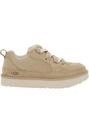 UGG Skor, Herr, 45 EU, Mocka, Lowmel Sneakers med Meshinsatser