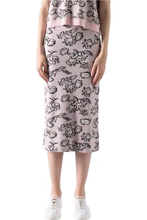 Max Mara Kjol, Dam, S, Romantisk blommig midikjol