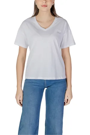 Liu Jo Topp, Dam, XL, Bomull, Kortärmad bomulls-t-shirt vår/sommar