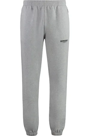 Represent Byxor, Herr, L, Bomull, Bomulls sweatpants med logoprint