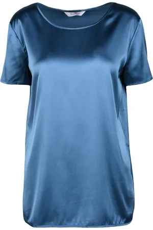 Max Mara Topp, Dam, L, Sidensblandad Fritidsblus