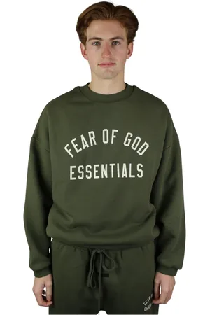 FEAR OF GOD Sweatshirts & Hoodies, Herr, XL, Military Fleece Crewneck