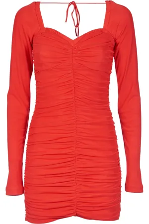 ROTATE Klänning, Dam, M, Polyester, Mesh LS Mini Klänning