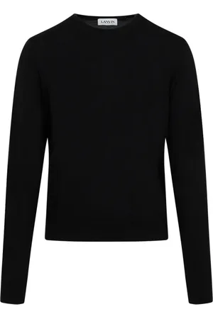 Lanvin Stickade tröjor & koftor, Herr, M, Merinoulltröja med rund hals