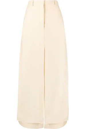 Lanvin Byxor, Dam, M, A-linjeformade Maxibyxor med Slits