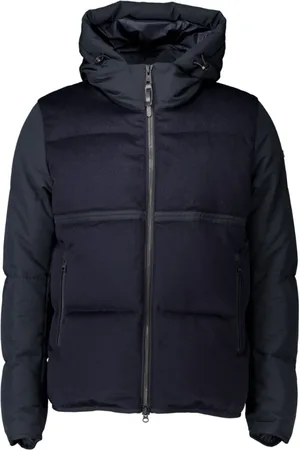 Duno Jacka, Herr, 2Xl, Polyester, Quiltad Jacka Mörkblå Palm