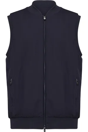 FEDELI Jacka, Herr, XL, Nylon, Ärmlös Nylon Zip Jacka