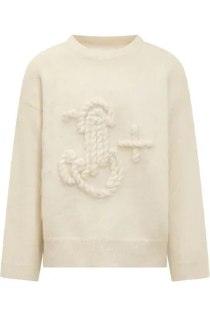 Jil Sander Stickade tröjor & koftor, Herr, L, Stilfull Sweater Kollektion