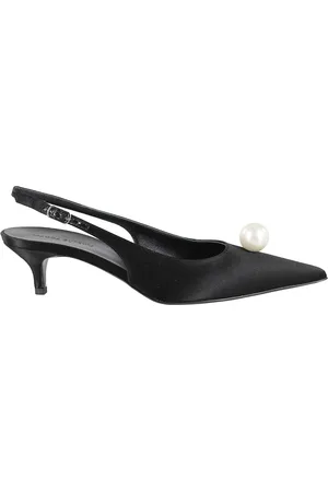 MAGDA BUTRYM Skor, Dam, 39 EU, Läder, Pärl Kitten Heels Slingback Skor
