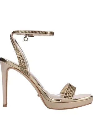 Guess Skor, Dam, 35 EU, Läder, Sandaler Guld