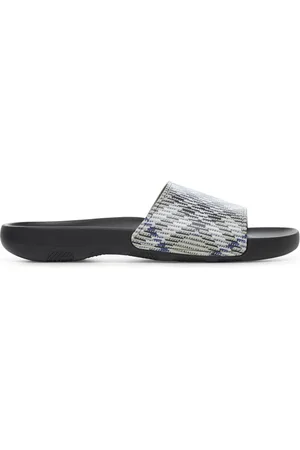 Burberry Skor, Herr, 44 EU, Slip-On Sandaler med Rutmönster